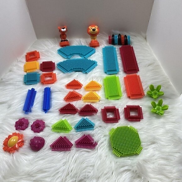 Bristle Building Blocks 37 Total Pieces Educational Toy Preschool - Picture 1 of 6
